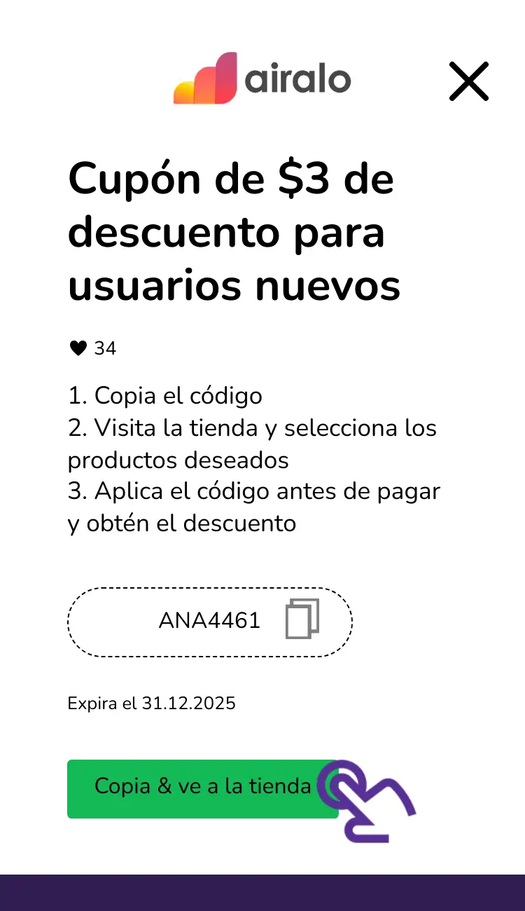 clic en el cupón