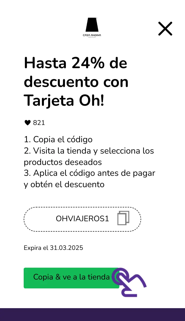 clic en el cupón