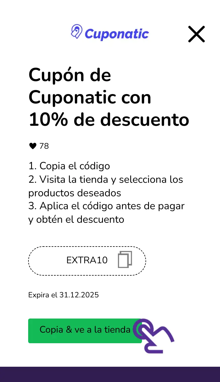 clic en el cupón