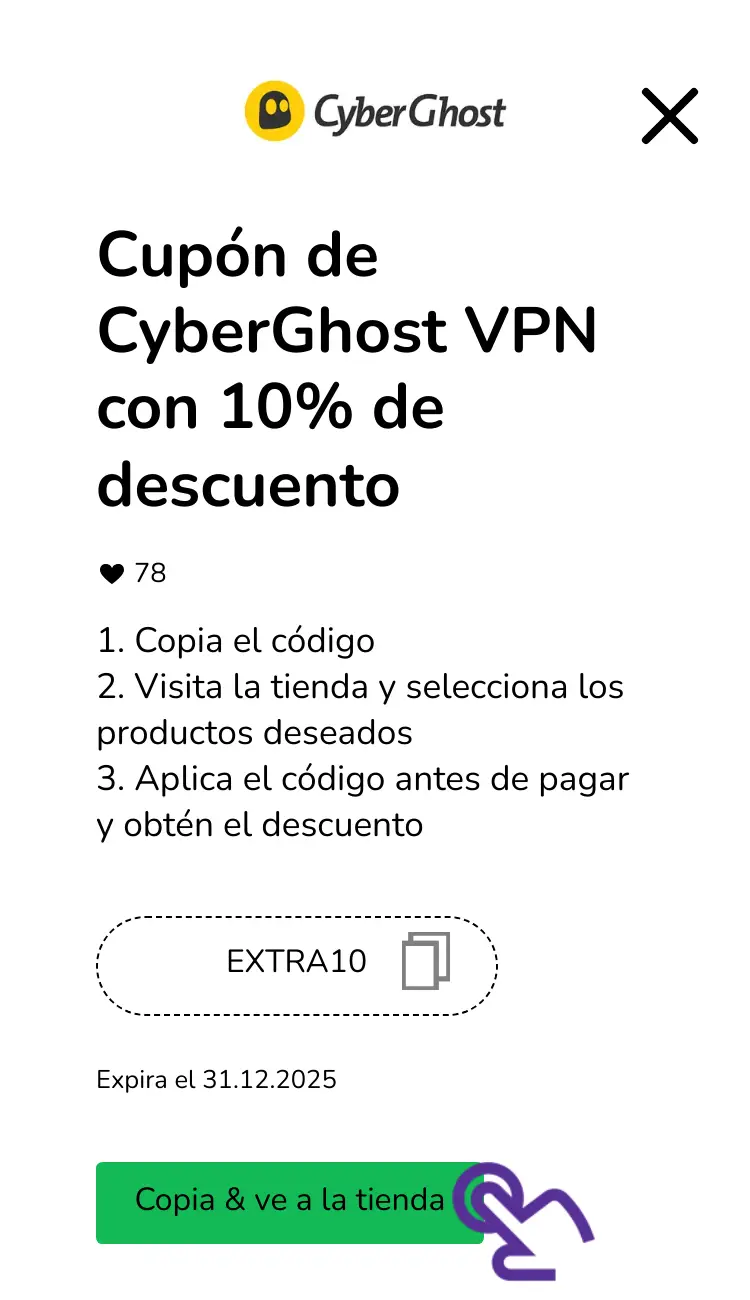 clic en el cupón