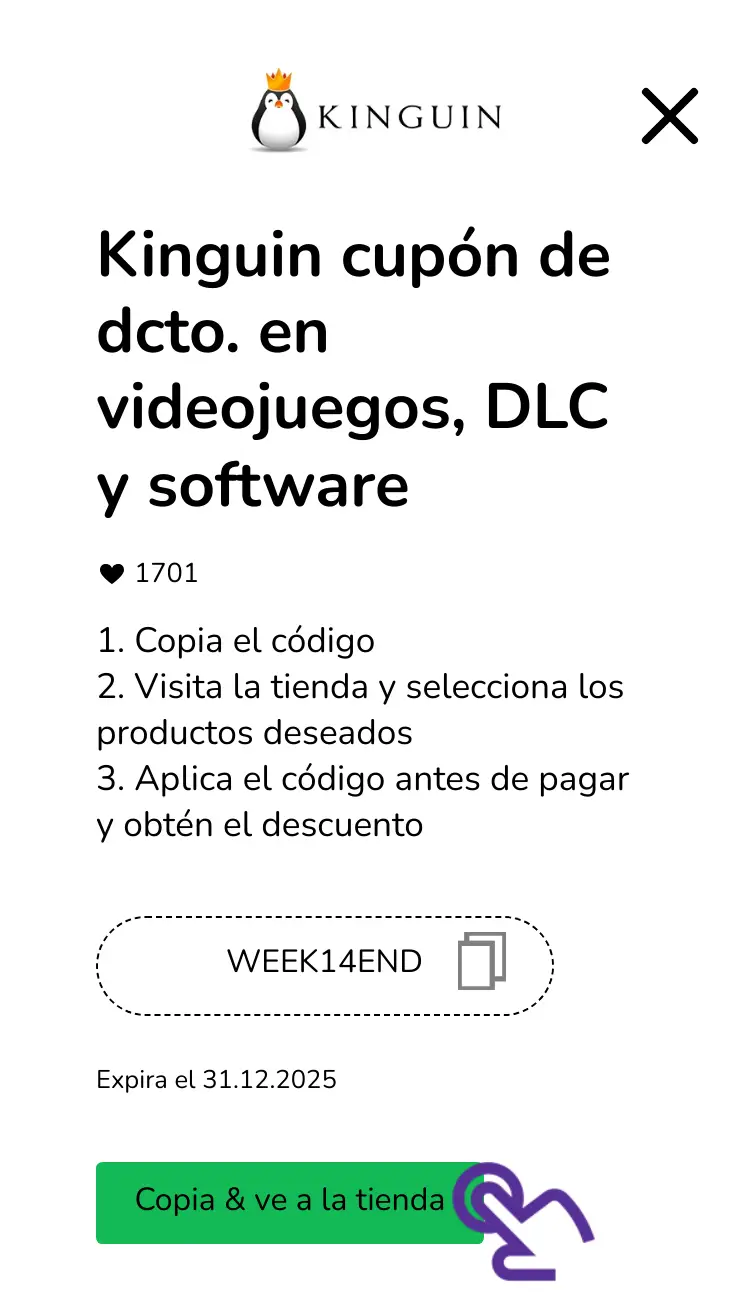 clic en el cupón