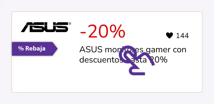 clic en el descuento