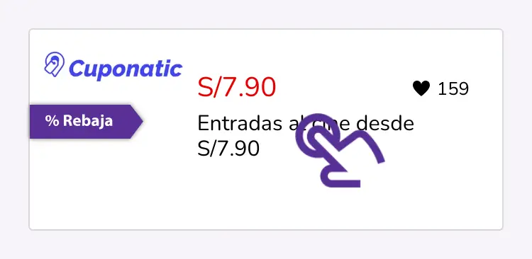 clic en el descuento