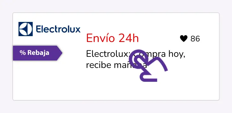 clic en el descuento