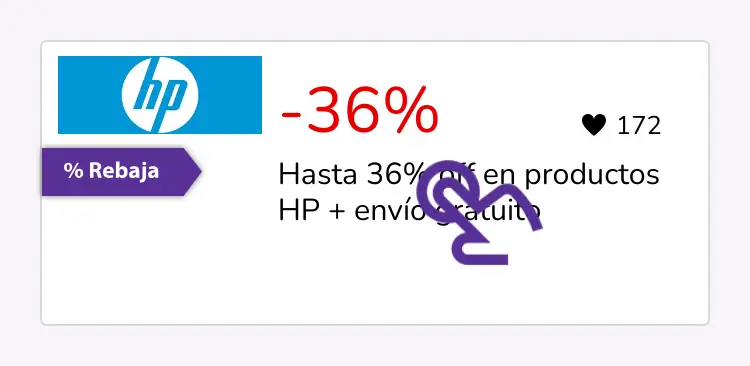 clic en el descuento