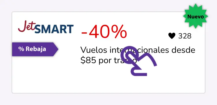 clic en el descuento