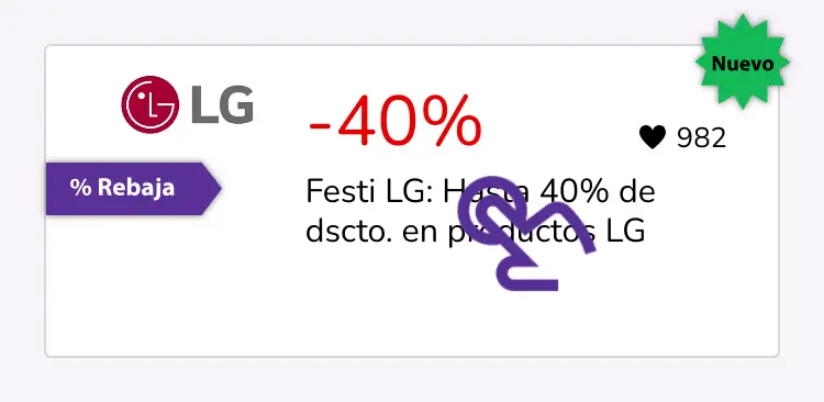 clic en el descuento
