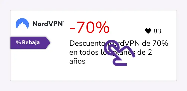 clic en el descuento