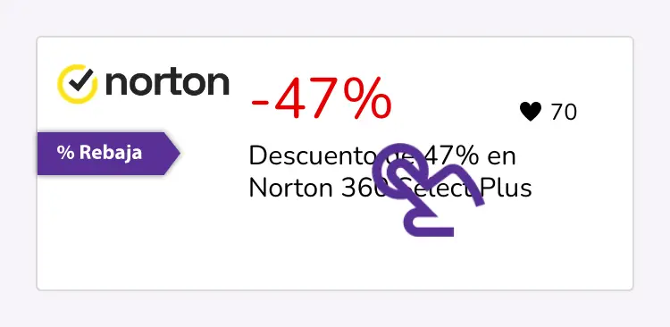 clic en el descuento