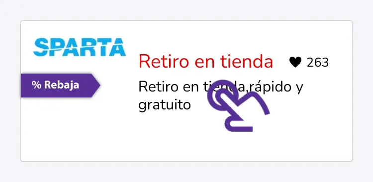 clic en el descuento