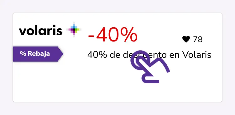 clic en el descuento