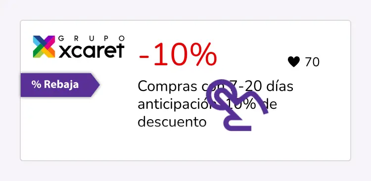 clic en el descuento