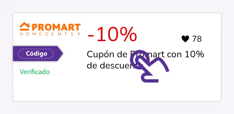selección de cupón