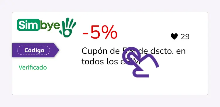 selección de cupón