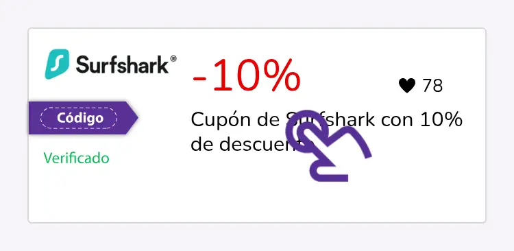 selección de cupón