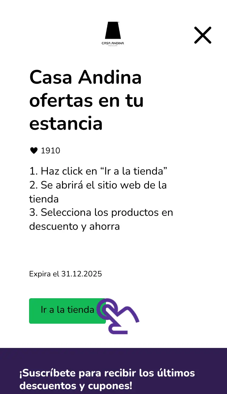 visitar la tienda con descuentos