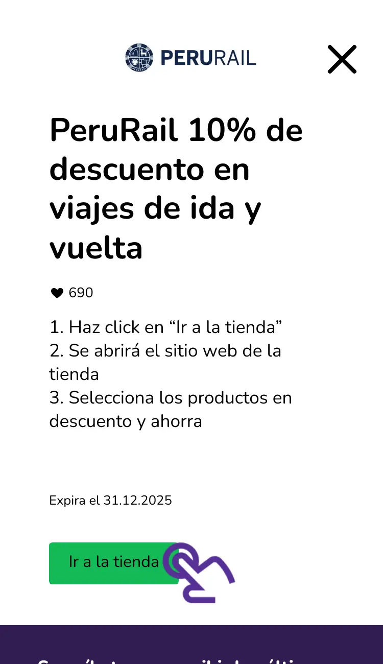 visitar la tienda con descuentos