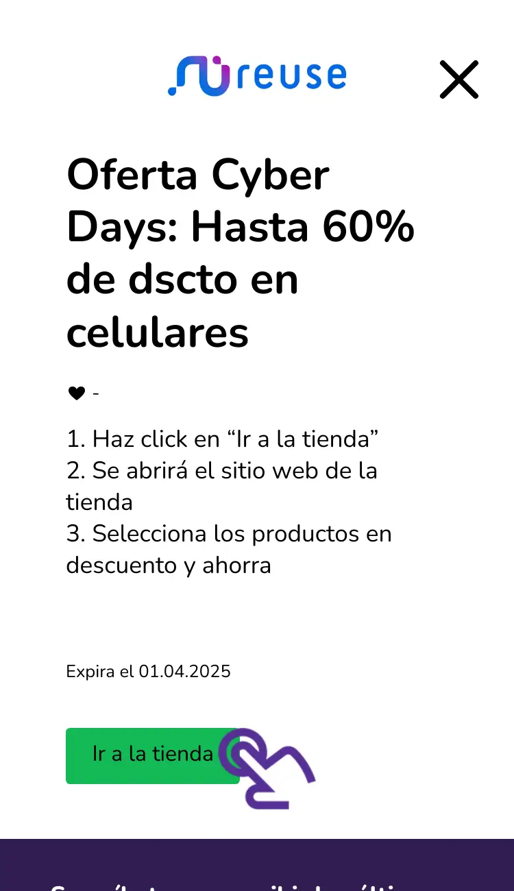 visitar la tienda con descuentos